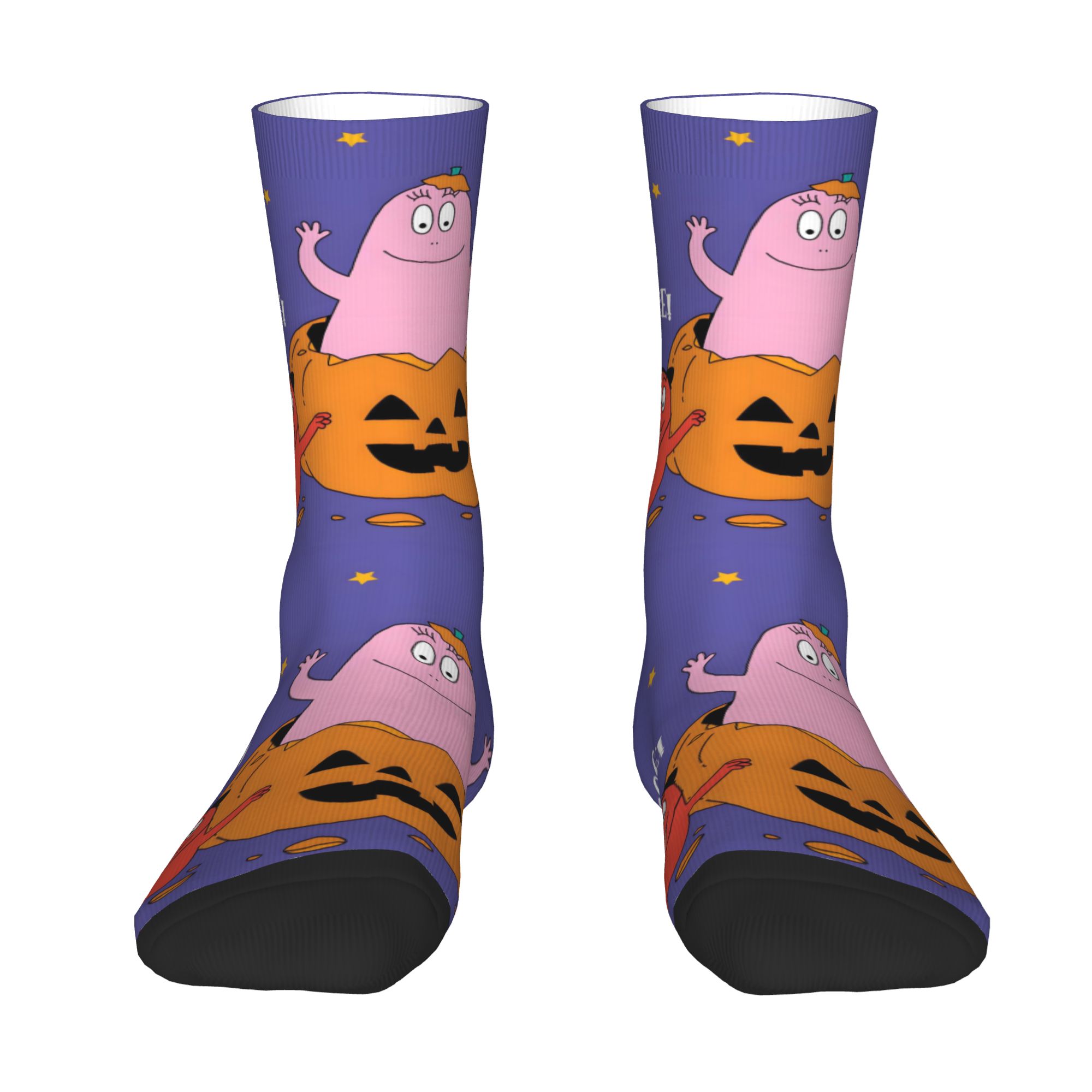 Dress Sock Men - Zabawne, oryginalne skarpetki z motywem Barbapapa,